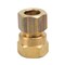 Thrifco Plumbing No. 66-C 1/2 Inch x 1/2 Inch Lead-Free Brass Compression FIP Adapt 4401085 - alternate 2